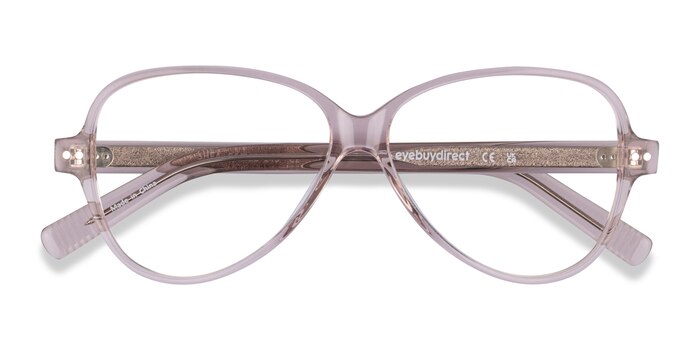 Clear Brown Shea -  Acetate Eyeglasses
