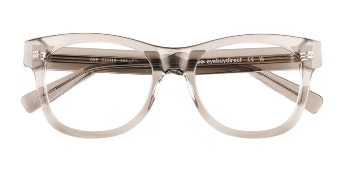 Clear Gray Abe -  Acetate Eyeglasses