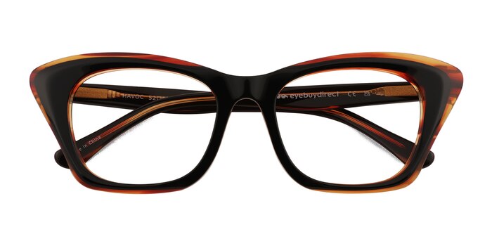 Black Tortoise Havoc -  Acetate Eyeglasses