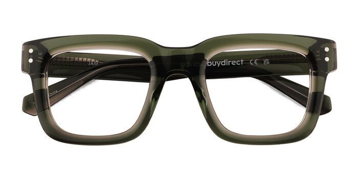 Clear Green Jam -  Acetate Eyeglasses