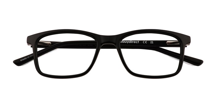 Shiny Black Zippy -  Plastique Lunettes de vue