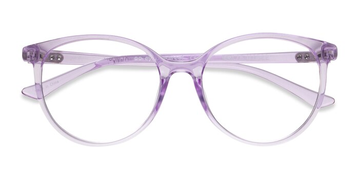 Clear Purple Moonglow -  Plastic Eyeglasses