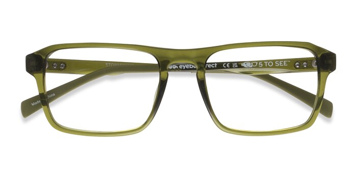 Clear Green Stormwind -  Plastic Eyeglasses