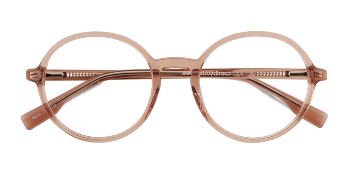 Clear Brown Amaranth -  Acetate Eyeglasses