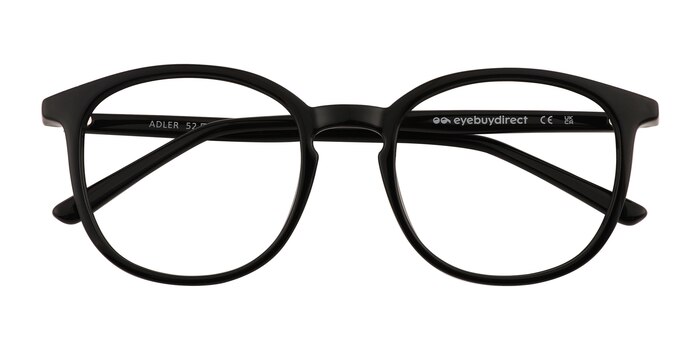 Shiny Black Adler -  Plastic Eyeglasses