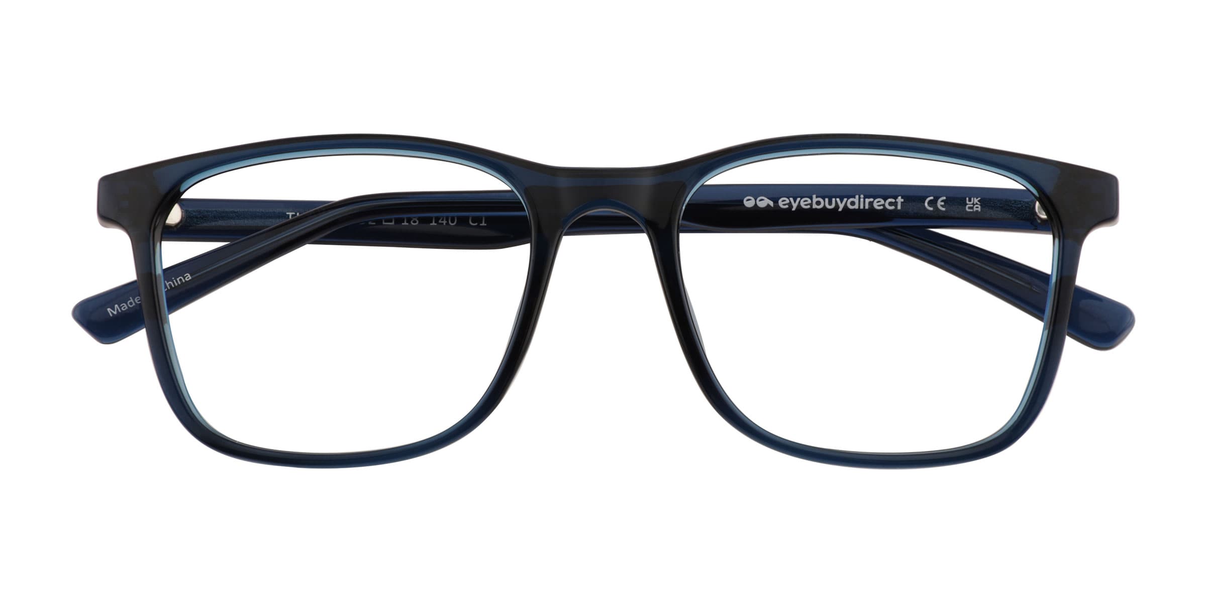 Thayer Square Clear Navy Full Rim Eyeglasses |
