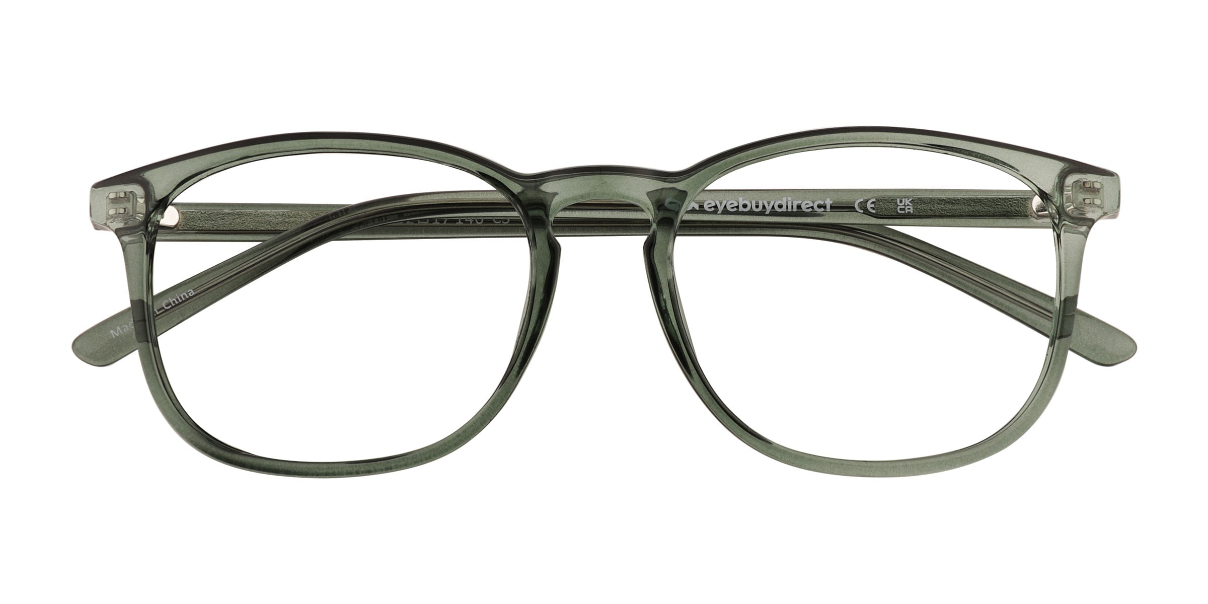 Larkin Square Clear Green Full Rim Eyeglasses |