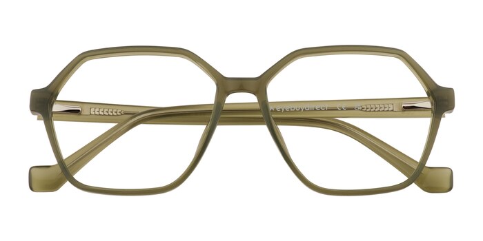 Clear Green  Caelan -  Plastic Eyeglasses