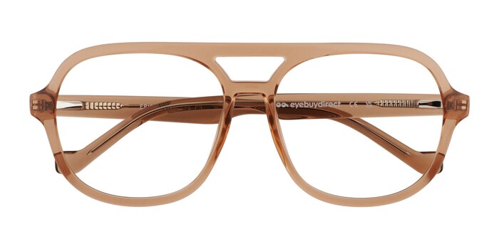 Clear Brown Eris -  Plastic Eyeglasses