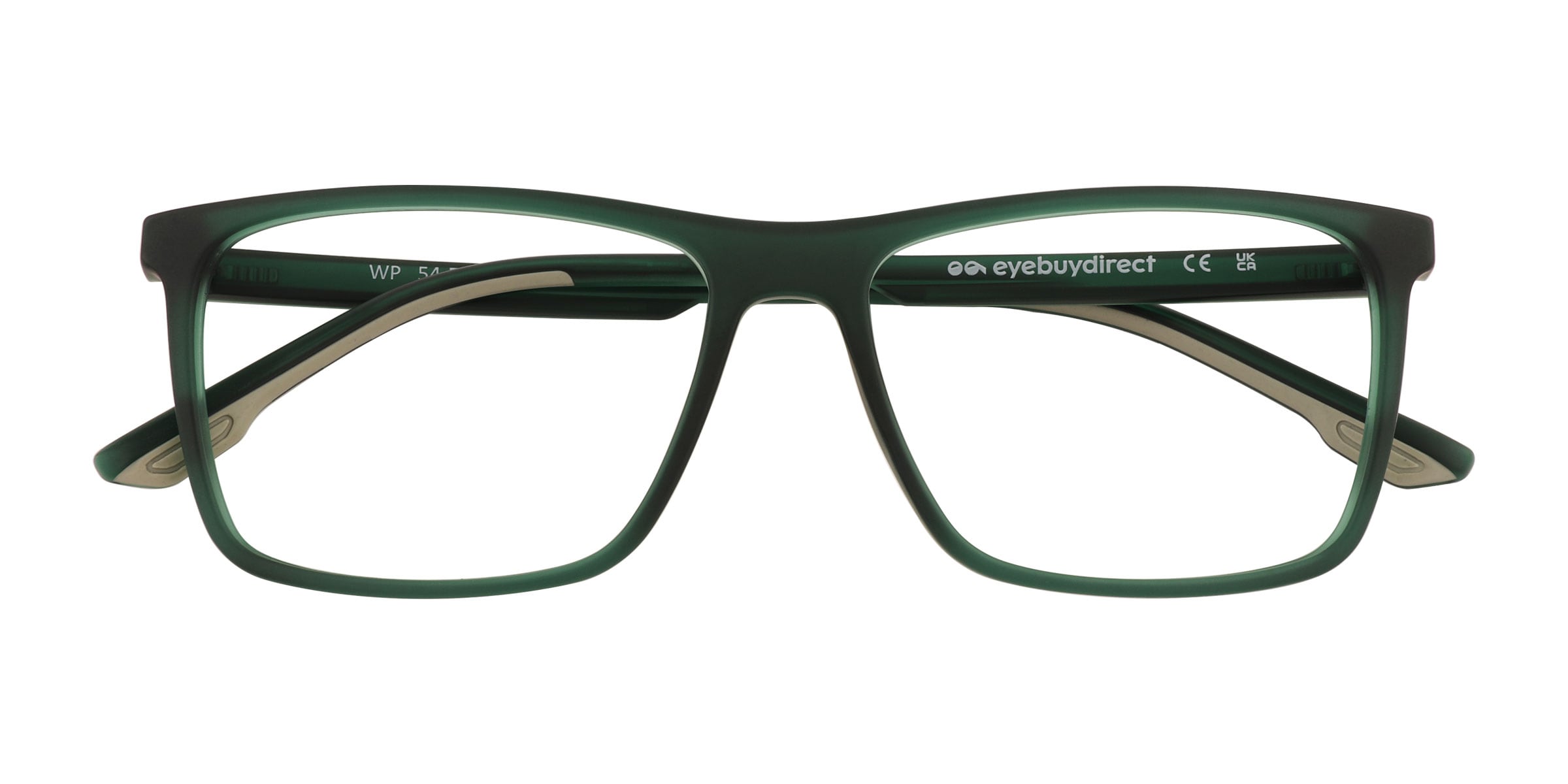Wp Rectangle Crystal Dark Green Glasses for Men Eyebuydirect