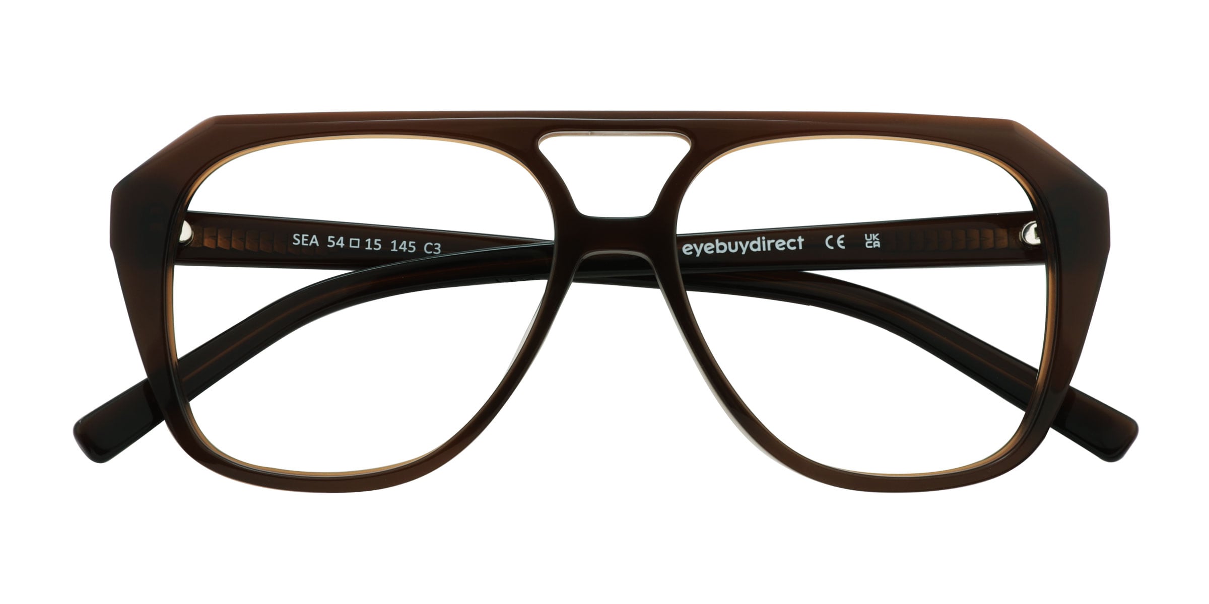 Male s aviator Chocolate AcetateEco Friendly Prescription eyeglasses - Eyebuydirect s Sea 241$