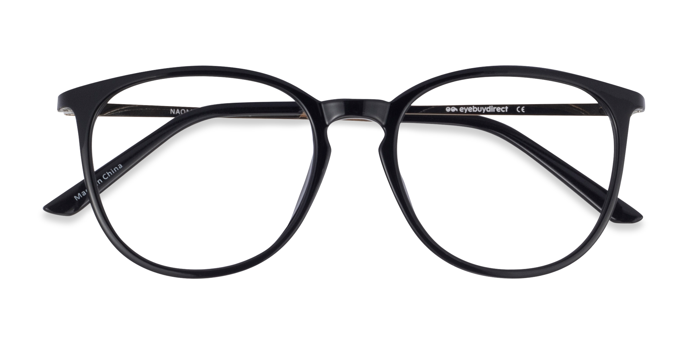 Unisex s roundPlastic, Metal Prescription eyeglasses - Eyebuydirect s Naomi