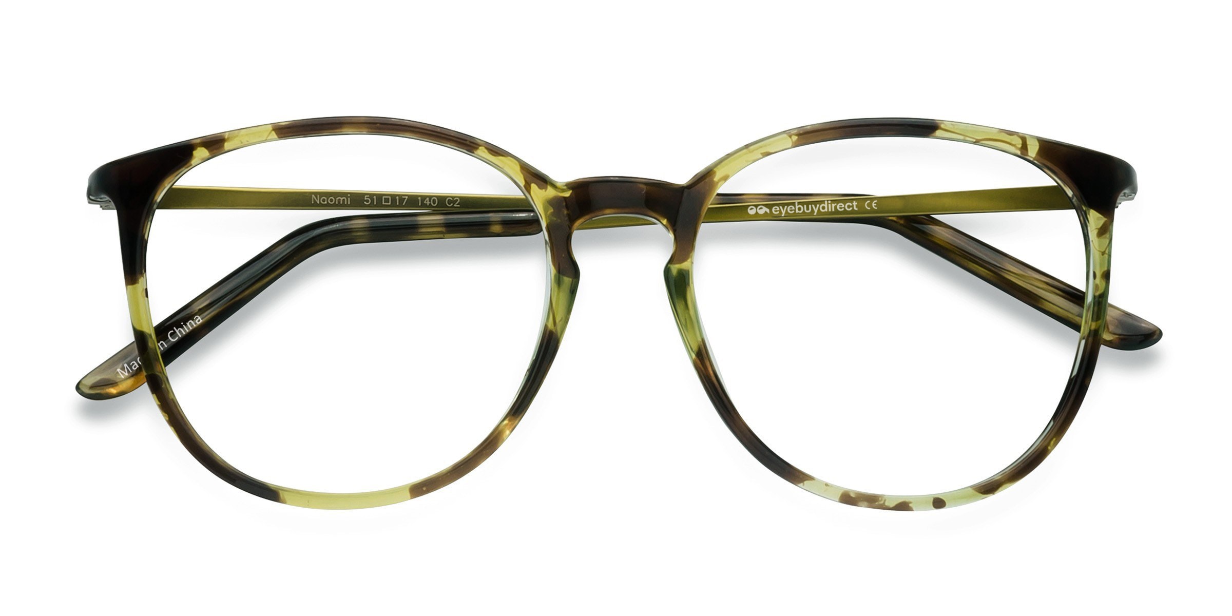 Naomi Round Tortoise Full Rim Eyeglasses | Eyebuydirect