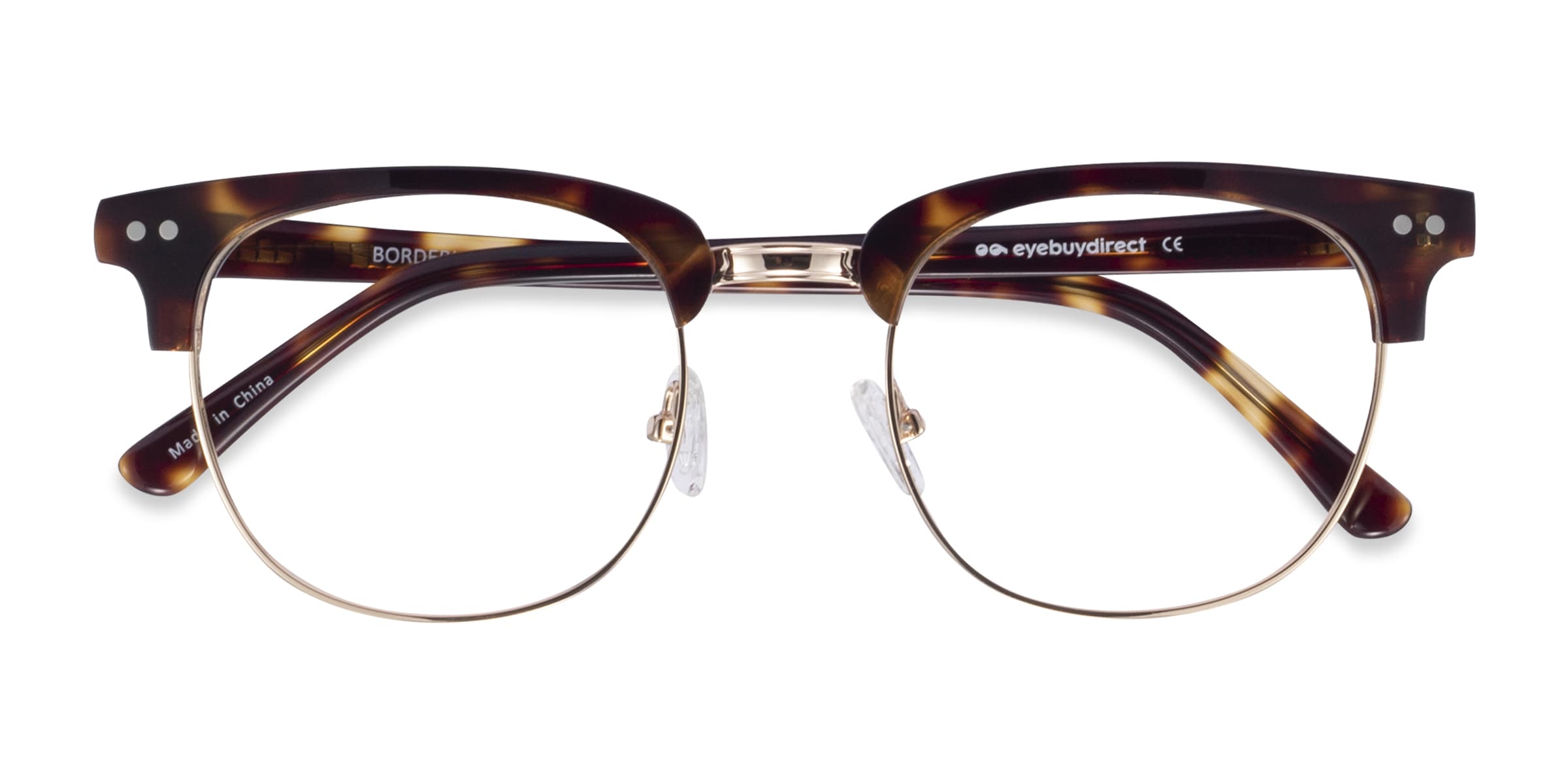 Borderline Browline Tortoise Full Rim Eyeglasses Eyebuydirect Canada 2834