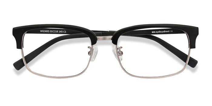 Noir Wizard -  Vintage Acetate, Metal Lunettes de vue