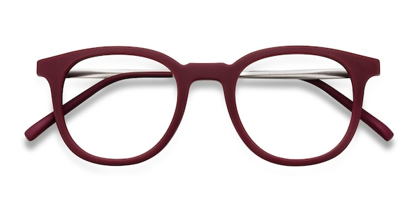 Chance Square Matte Scarlet Glasses for Women | Eyebuydirect