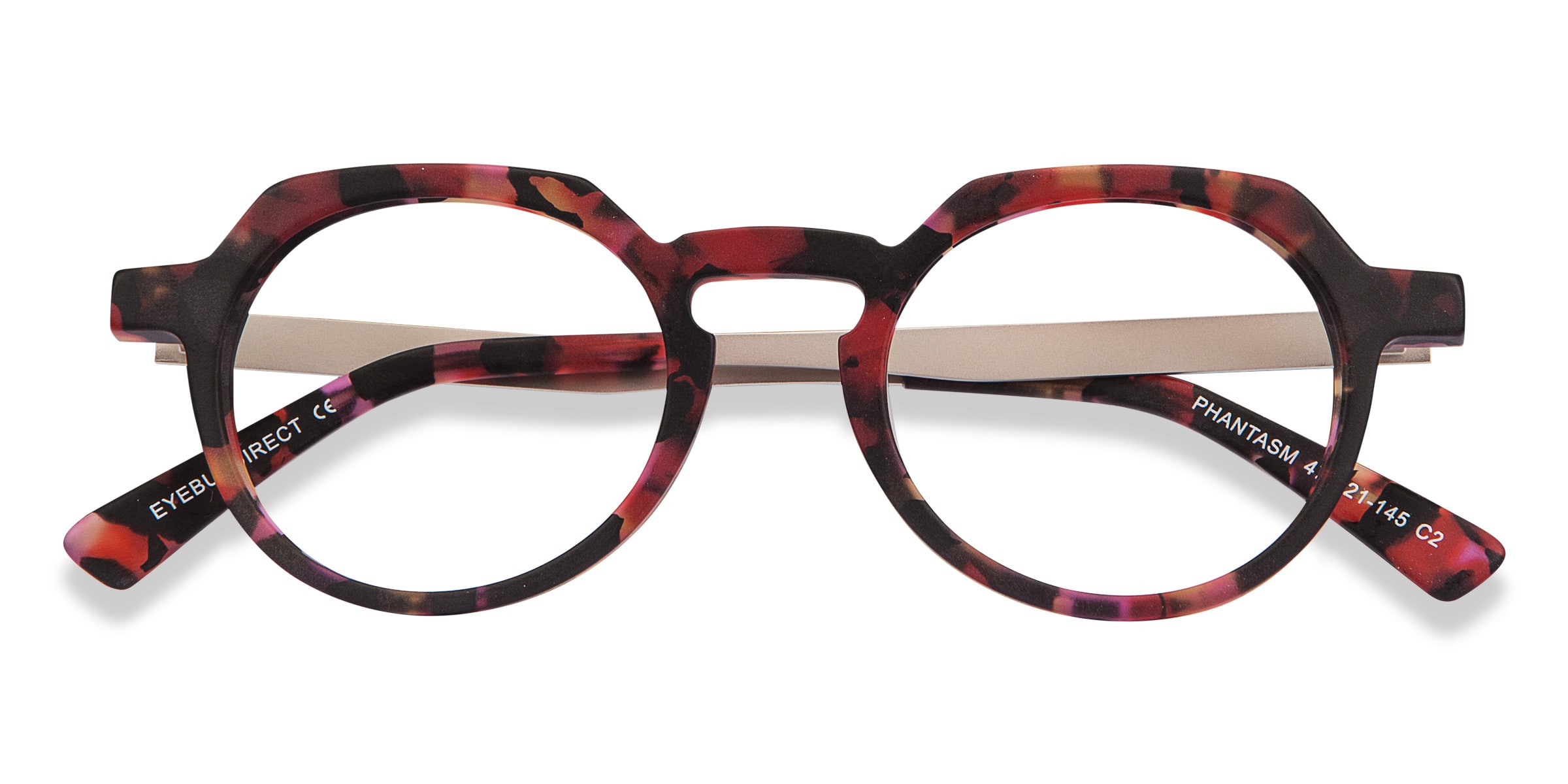 Rose Specticles Phantasm Geometric Speckled Rose Glasses for Women | Eyebuydirect