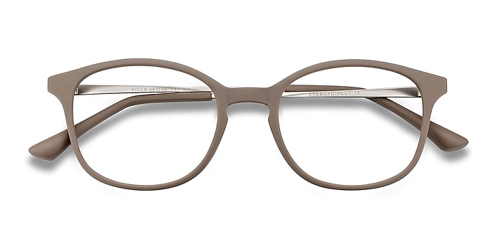 Taupe Villa -  Lightweight Metal Eyeglasses