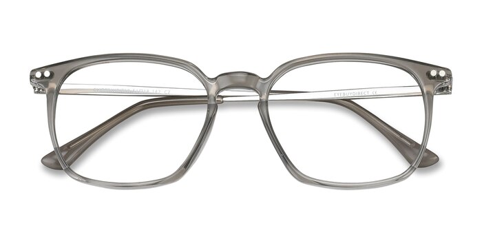 Gray Ghostwriter -  Lightweight Plastic, Metal Eyeglasses