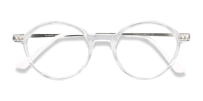 Clear Hijinks -  Lightweight Plastic, Metal Eyeglasses