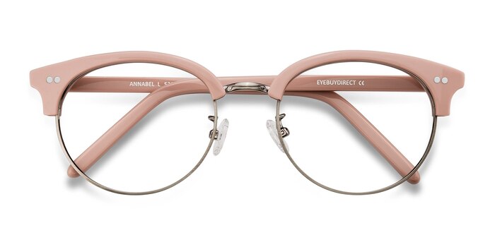 Pink Annabel -  Vintage Acetate, Metal Eyeglasses