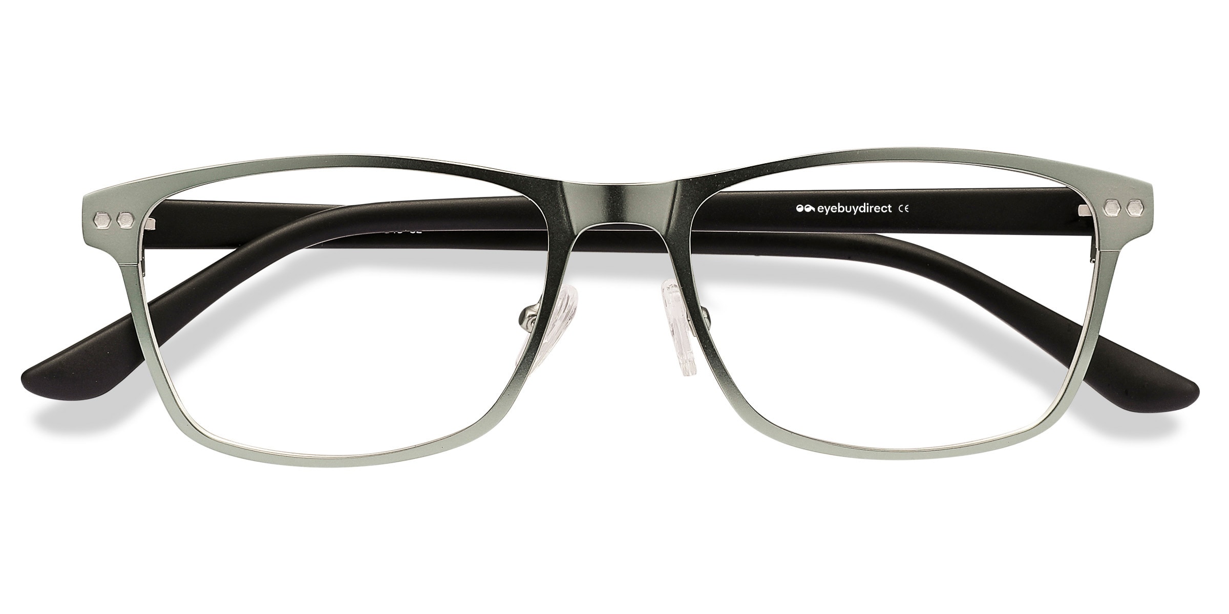 Comity Rectangle Light Green Full Rim Eyeglasses | Eyebuydirect 