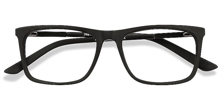 Black Instance -  Lightweight Acetate, Metal Eyeglasses
