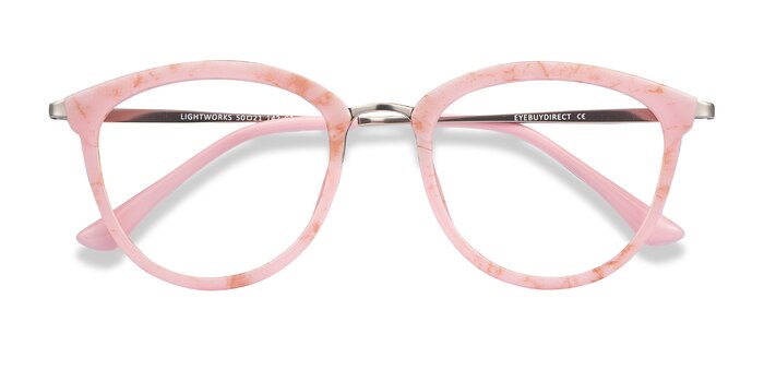Pink Lightworks -  Lightweight Plastic, Metal Eyeglasses