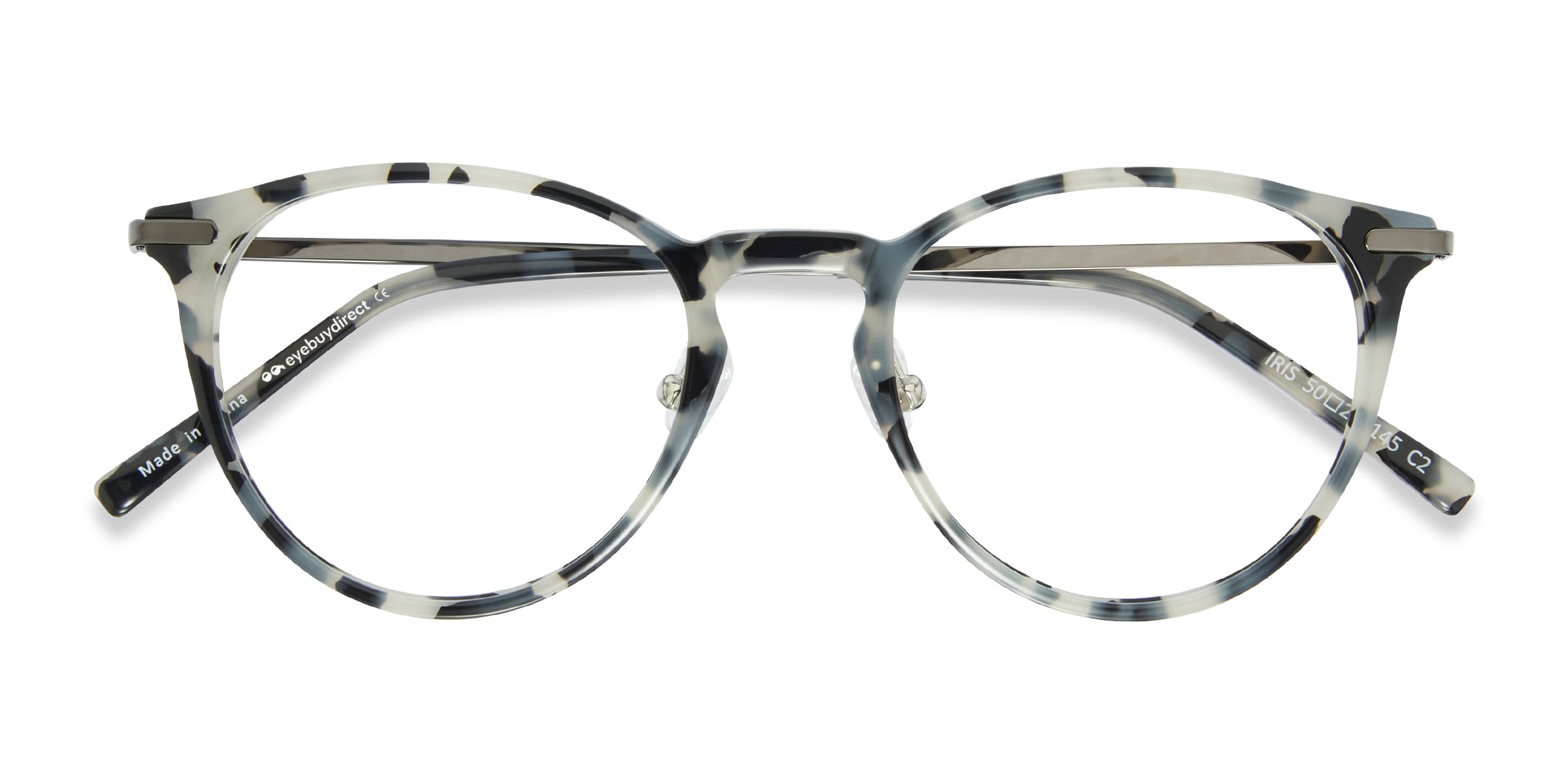 Iris Round Ivory Tortoise Glasses for Women | Eyebuydirect Canada