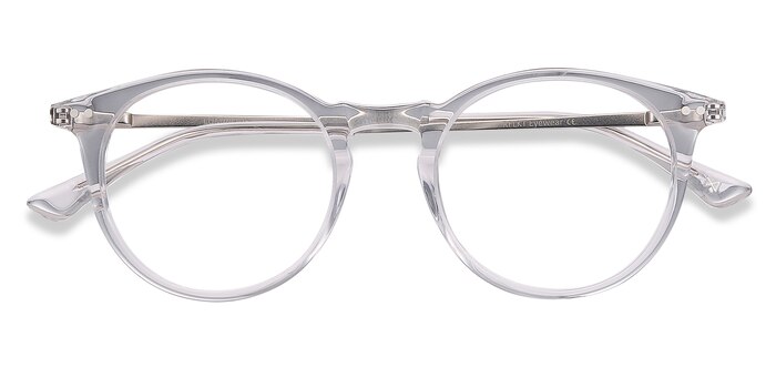 Clear Luminous -  Vintage Acetate, Metal Eyeglasses