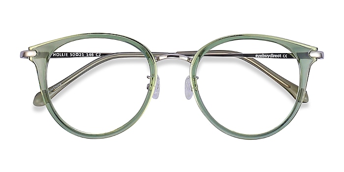 Green Hollie -  Fashion Plastic, Metal Eyeglasses