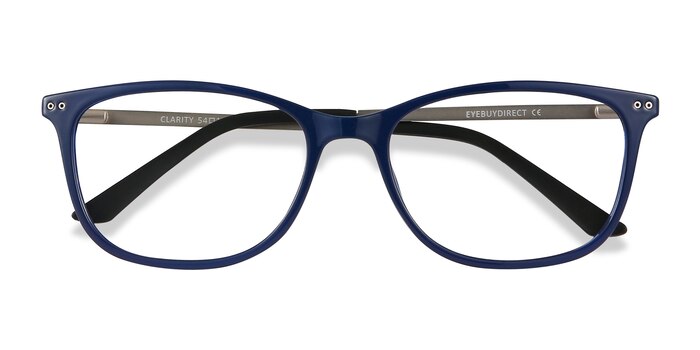 Blue Clarity -  Lightweight Plastic, Metal Eyeglasses