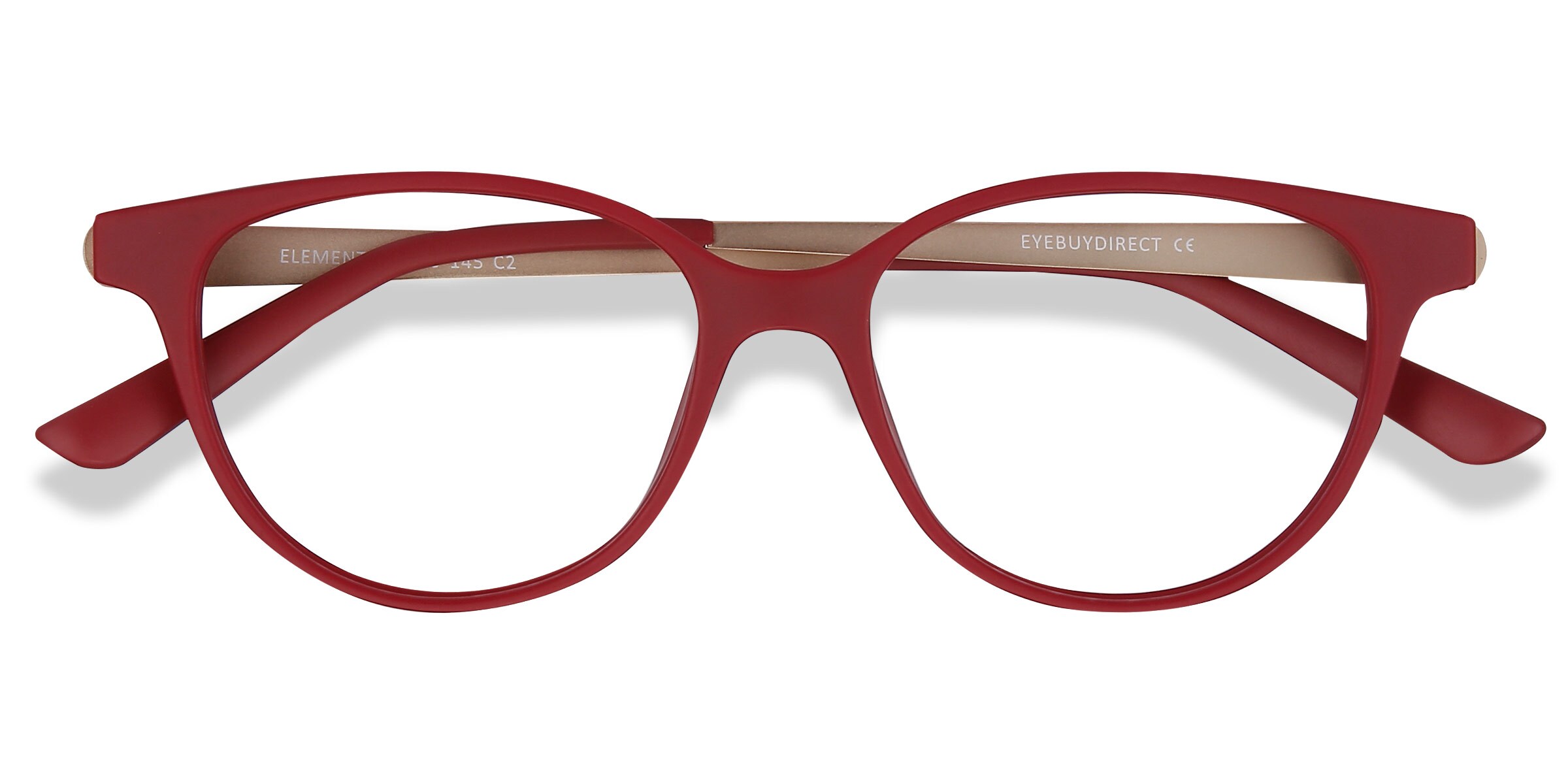 High Quality Geometric Element Frame Red Cat Glasses for Women main image 1