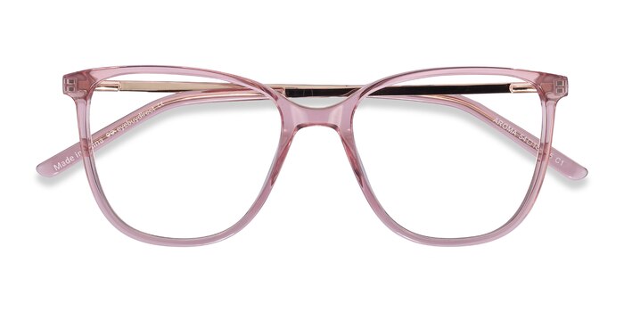 Pink Aroma -  Fashion Acetate, Metal Eyeglasses