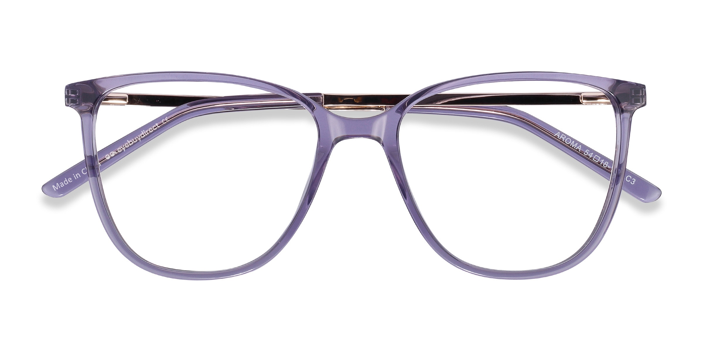 lavender eyeglass frames