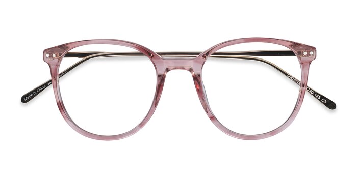 Pink Oriana -  Colorful Acetate, Metal Eyeglasses