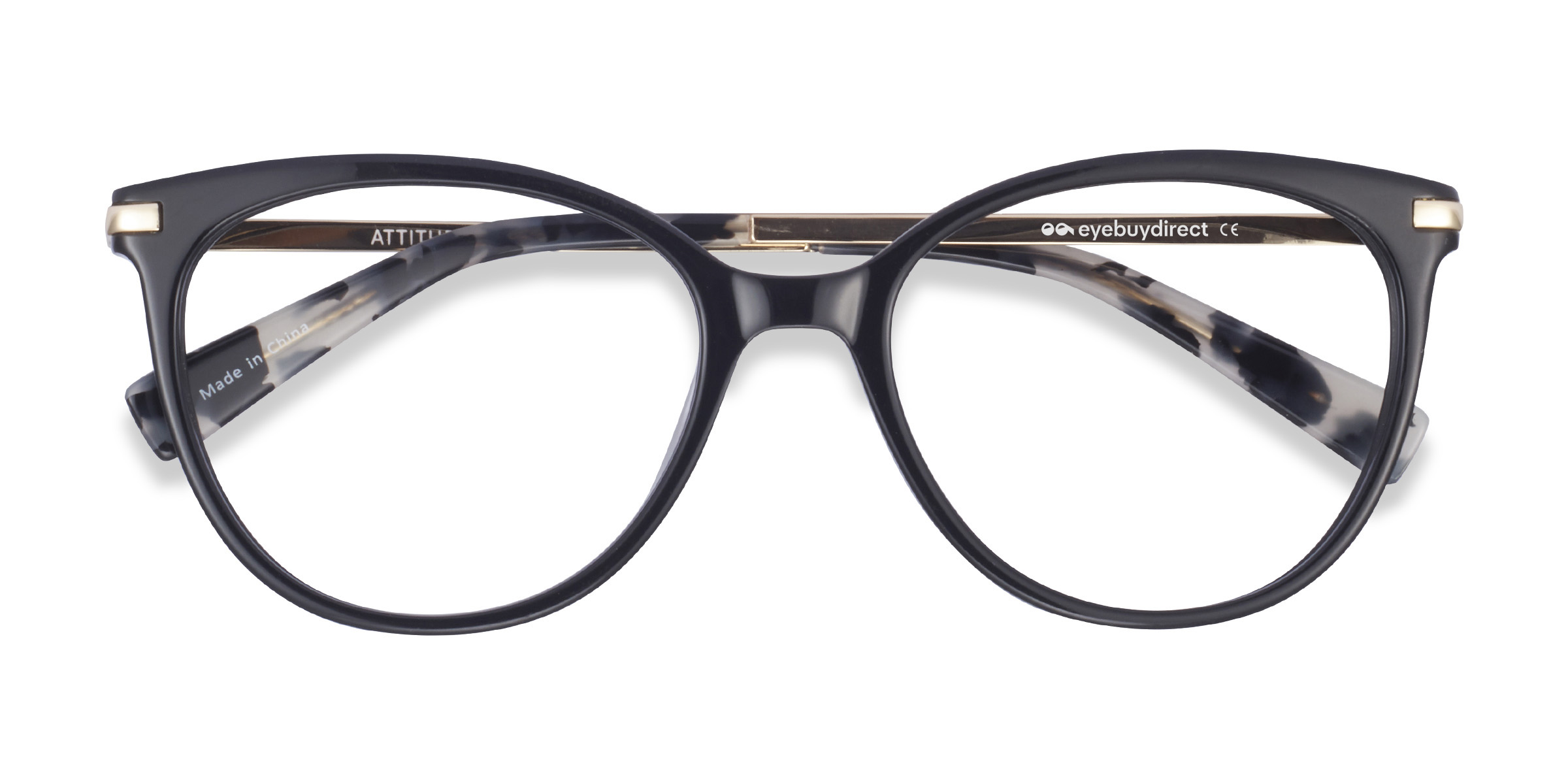 Female s hornAcetate, Metal Prescription eyeglasses - Eyebuydirect s Attitude