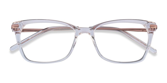 Clear Forward -  Lightweight Acetate, Metal Eyeglasses