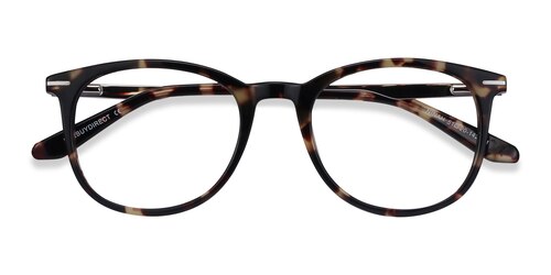 Female S Round Tortoise Acetate, Metal Prescription Eyeglasses - Eyebuydirect S Ninah