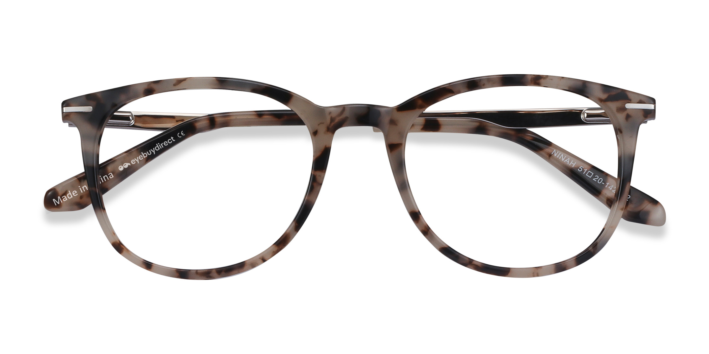 Female s roundAcetate, Metal Prescription eyeglasses - Eyebuydirect s Ninah