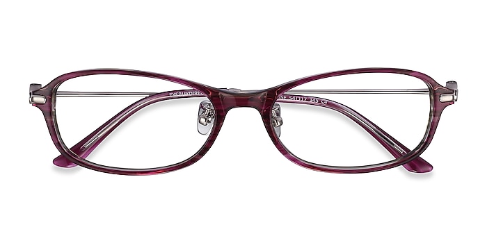 Pink Striped Lise -  Lightweight Acetate Eyeglasses