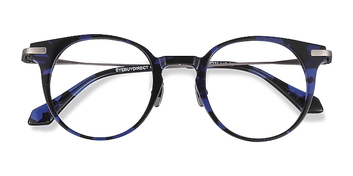 Blue Tortoise Lazzi -  Lightweight Acetate Eyeglasses