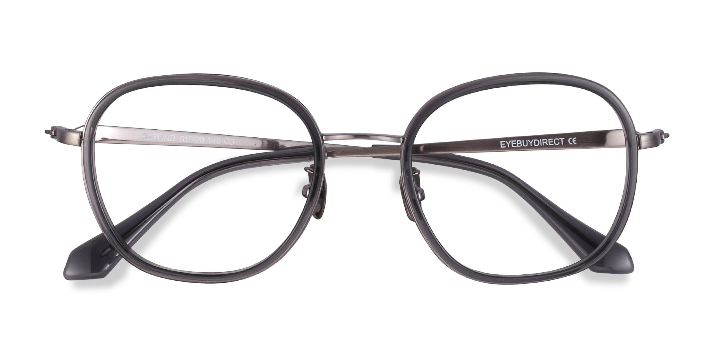 Beyond Square Beyond Square Gray Full Rim Eyeglasses | Eyebuydirect