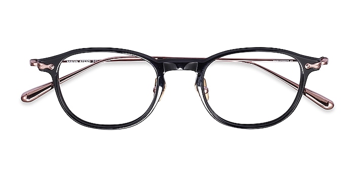 Black Malva -  Lightweight Acetate Eyeglasses