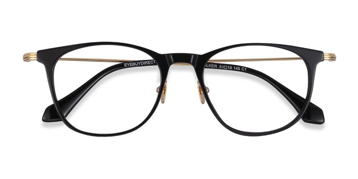 Black Walker -  Lightweight Acetate Eyeglasses