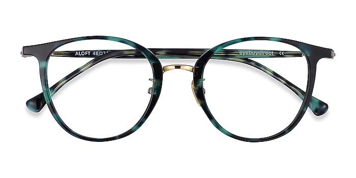 Green Floral Aloft -  Fashion Acetate, Metal Eyeglasses