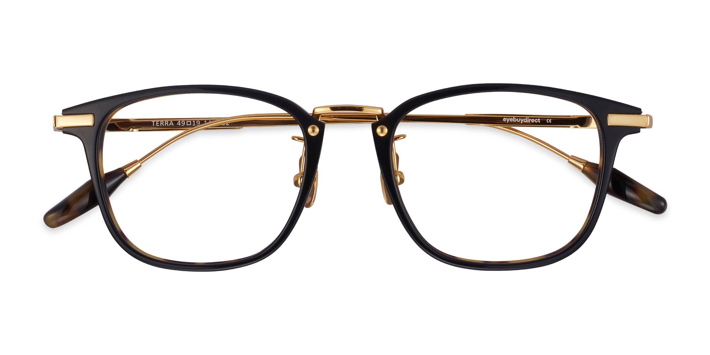 Terra Square Black Full Rim Eyeglasses | Eyebuydirect