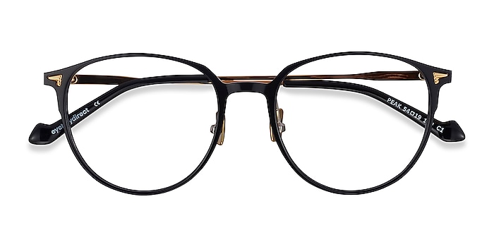 Black Peak -  Lightweight Acetate Eyeglasses