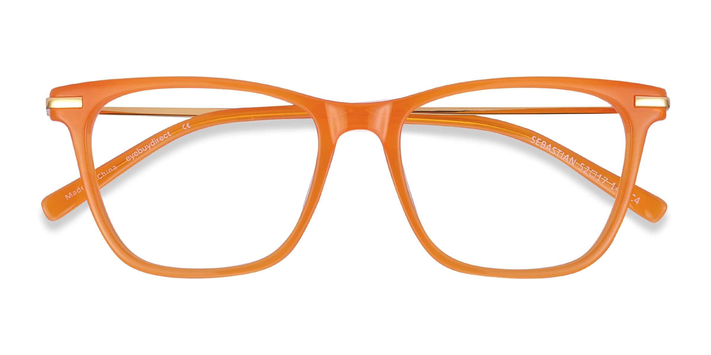 Monture lunette 2025 orange femme