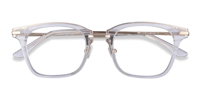 Clear Candela -  Fashion Acetate, Metal Eyeglasses